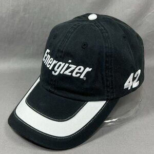 Energizer #42 Kyle Larson NASCAR Strapback Hat Black Adjustable Motorsports Mens